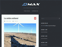Tablet Screenshot of dmax.ro